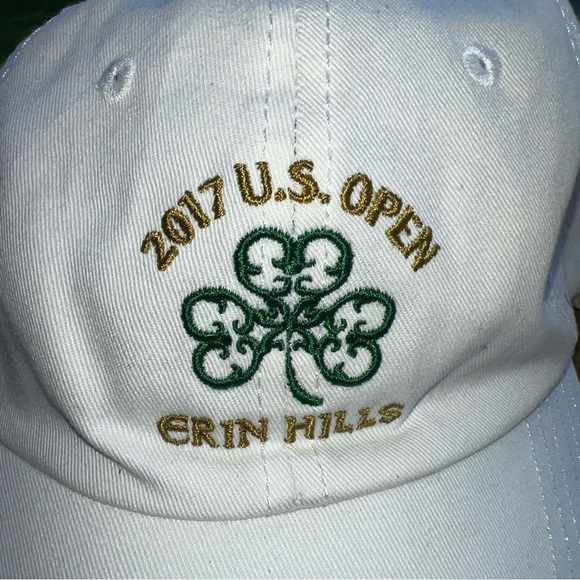 2017 U.S. Open Championship Erin Hills USGA Member White Strapback Hat Cap - Picture 3 of 7